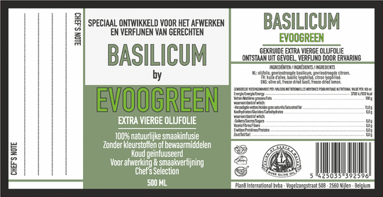EVOOGREEN PICUAL OLIVE OIL BASIL NEW