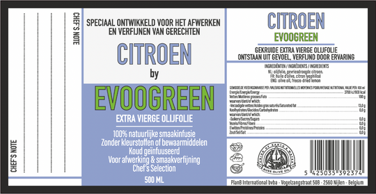 EVOOGREEN PICUAL OLIVE OIL LEMON NEW