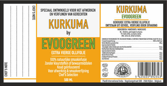 EVOOGREEN PICUAL OLIVE OIL TURMERIC