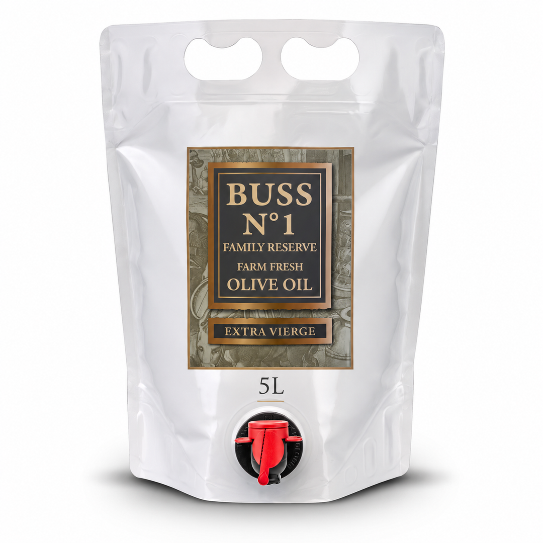 BUSS Retail Olive Oil – 5L Tap Bag