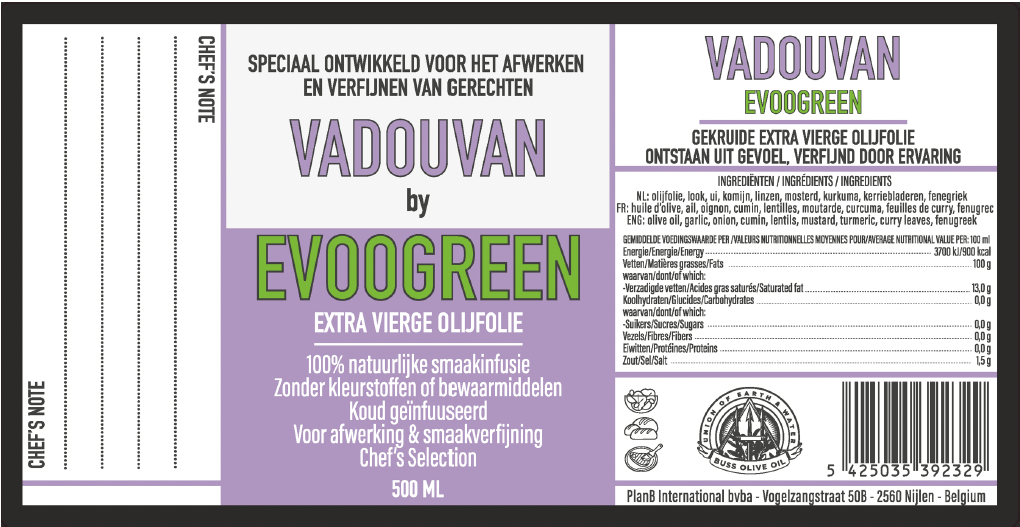 EVOOGREEN PICUAL OLIVE OIL VADOUVAN