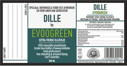 EVOOGREEN PICUAL OLIVE OIL DILL