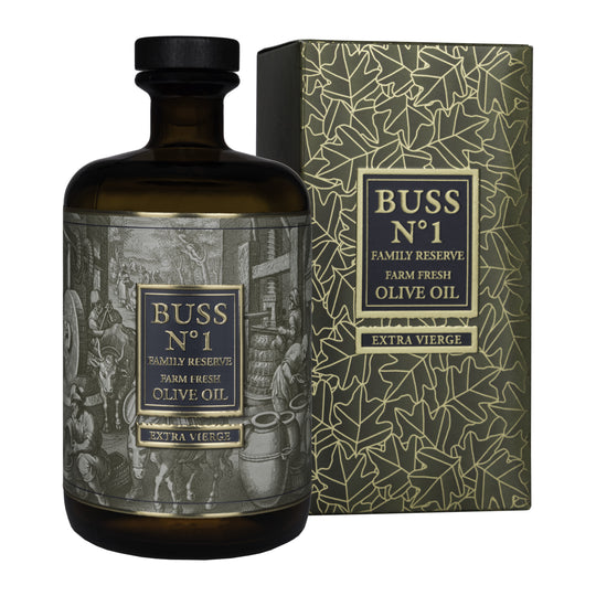 BUSS N°1 Extra Vierge Olive Oil 700 ml bottle with gift box