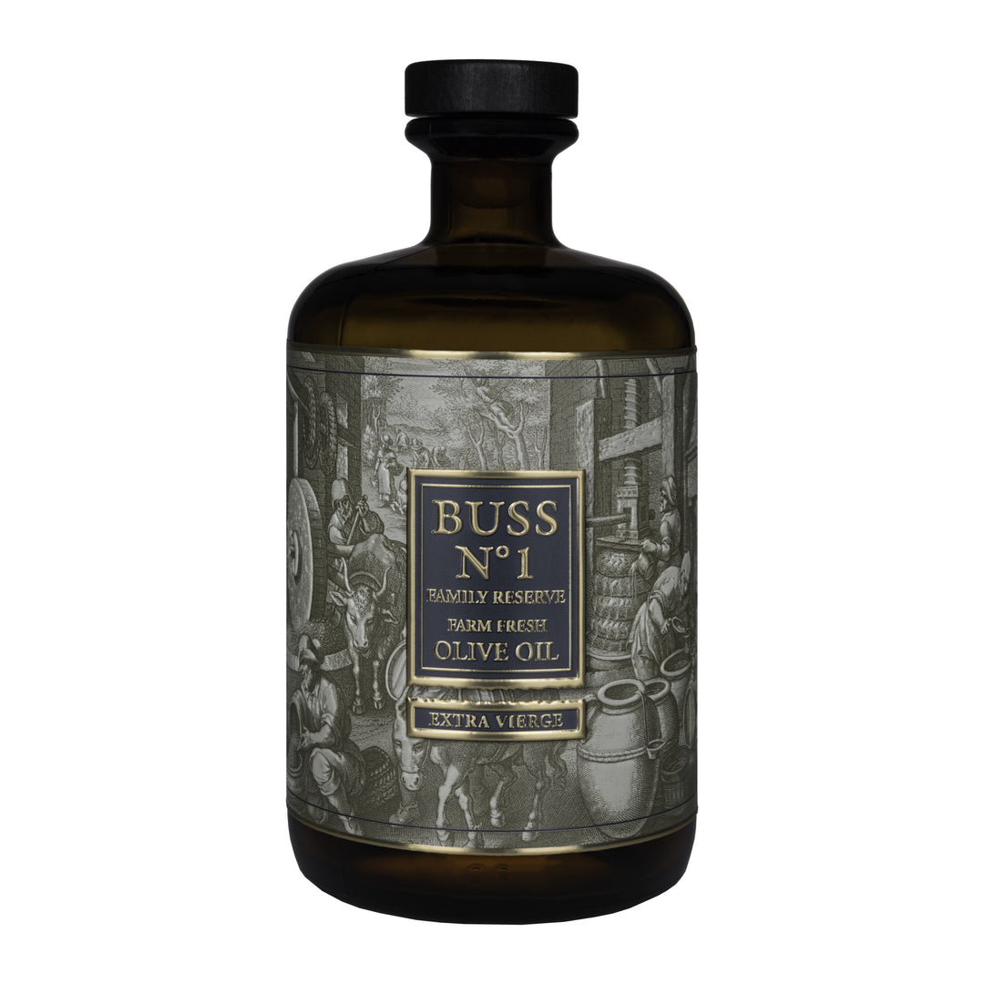 BUSS N°1 Extra Vierge Olive Oil 700 ml bottle only, without pouring cap