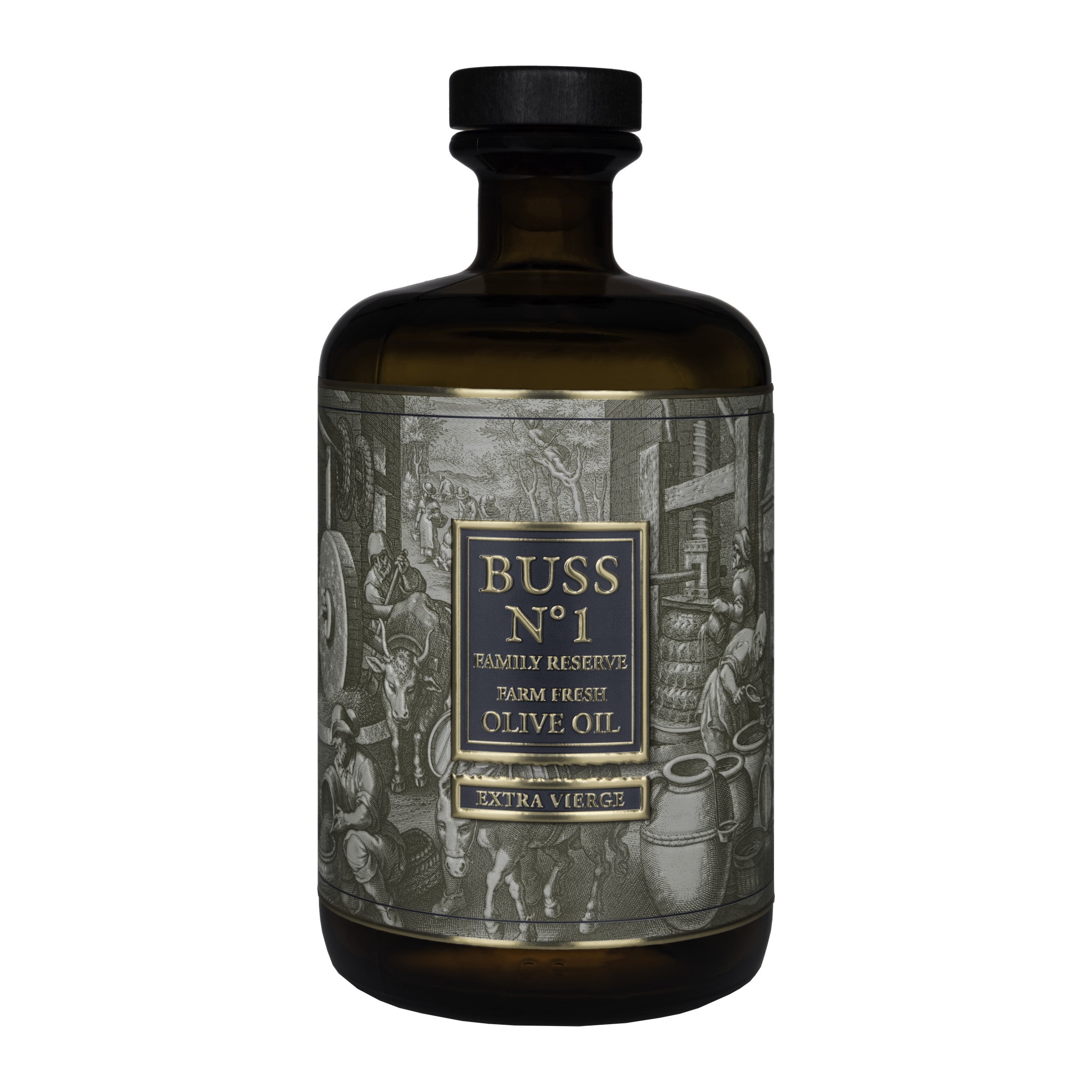 BUSS N°1 Extra Vierge Olive Oil 700 ml bottle only, without pouring cap