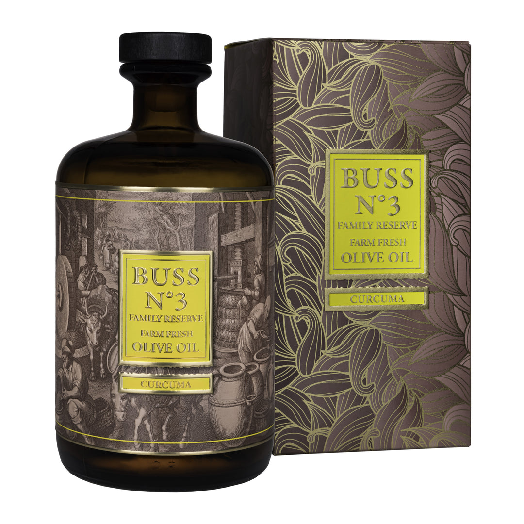 BUSS N°3 Curcuma Olive Oil 700 ml bottle with gift box