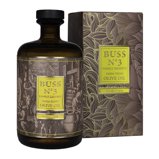 BUSS N°3 Curcuma Olive Oil 700 ml bottle with gift box