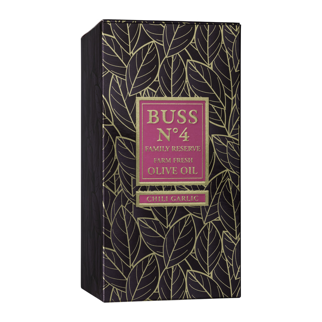 BUSS N°4 Chili Garlic Olive Oil 700 ml gift box