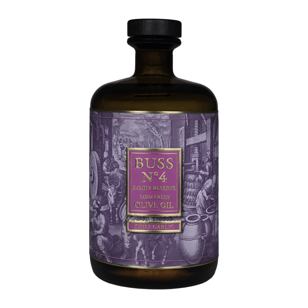 BUSS N°4 Chili Garlic Olive Oil 700 ml bottle